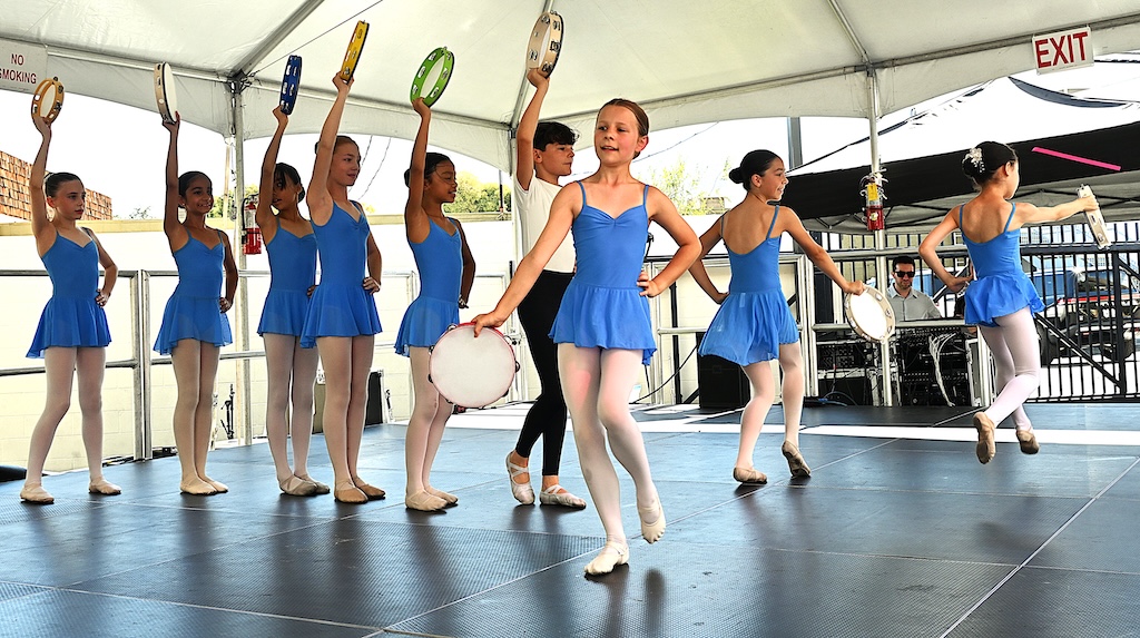 dancers with tambourines