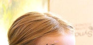 rose face paint