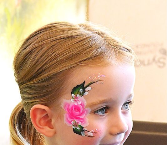 Los Gatos Ballet, kidzone make St. Mary’s Country Fair memorable rose face paint